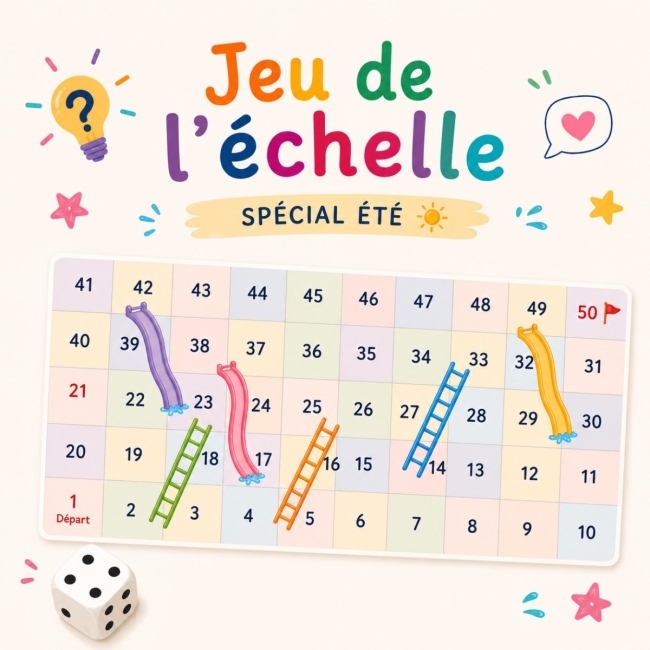 Jeu de l'échelle - spécial été