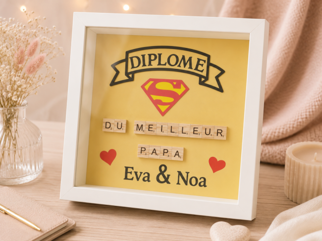 Tableau Diplôme du super papa