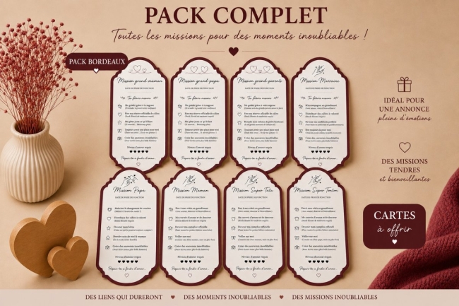 Pack "Cartes de Missions" - Bordeau