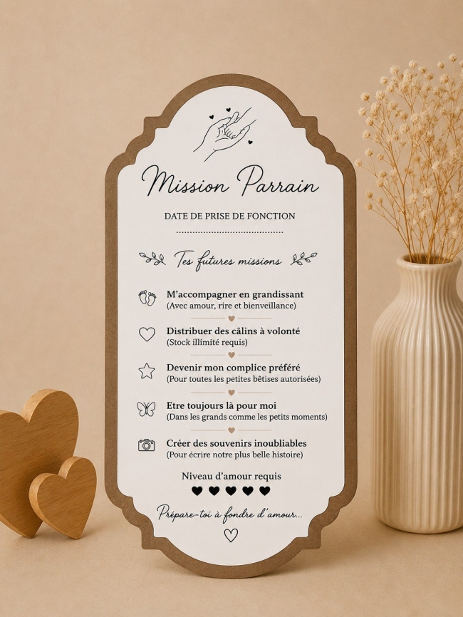 Carte de mission futur parrain