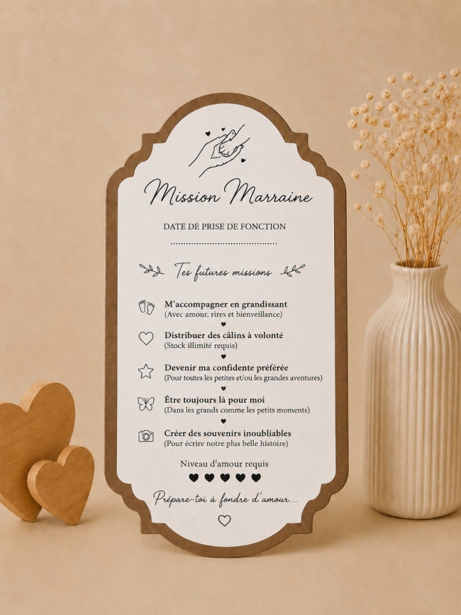 Carte de mission future marraine