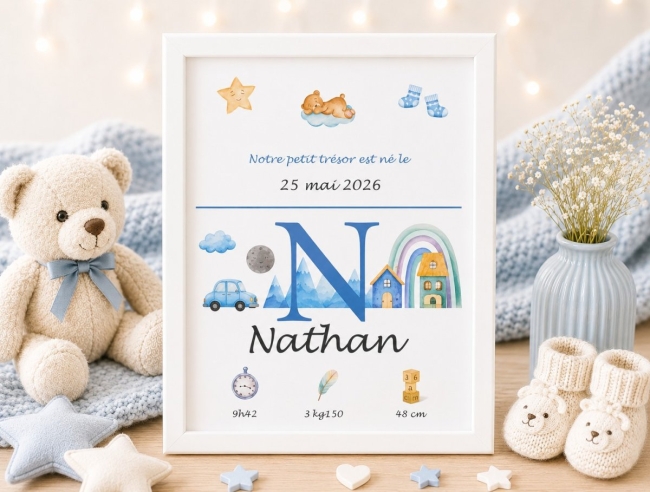 Affiche de naissance