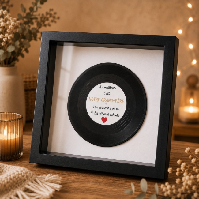 Tableau vinyle Grand-père